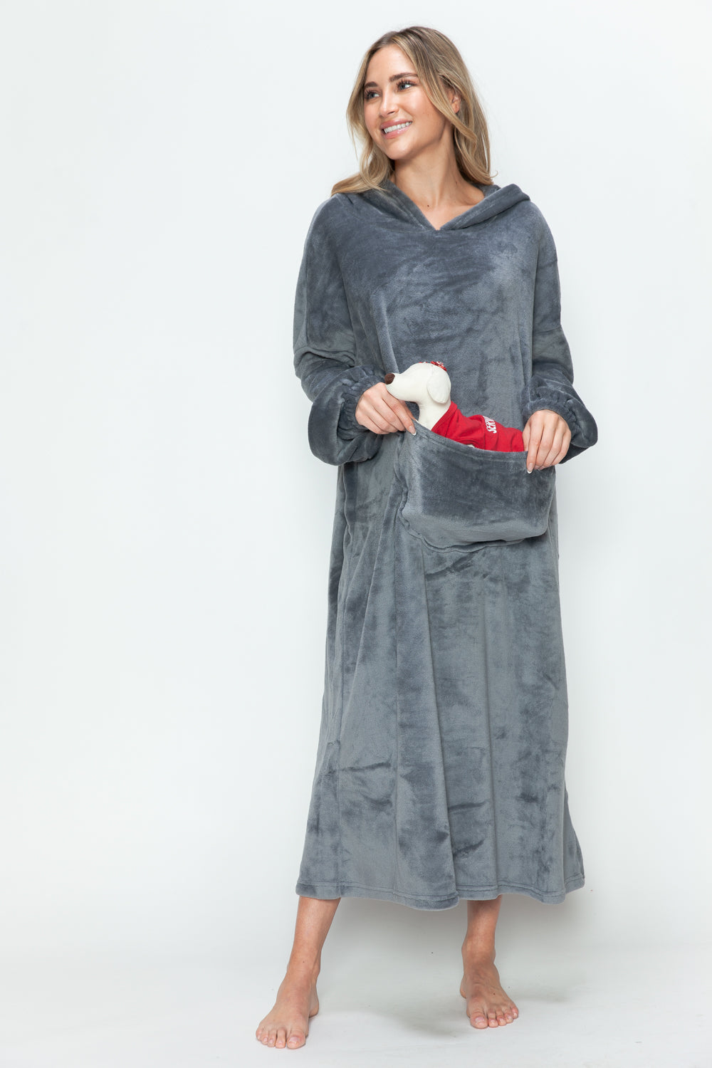 The Malibu Hooded Lounge Dress