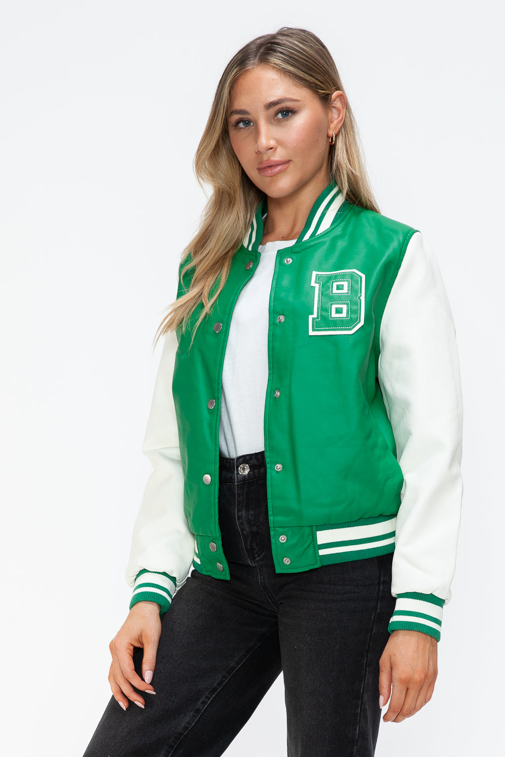 The Malibu Bomber Jacket In Green
