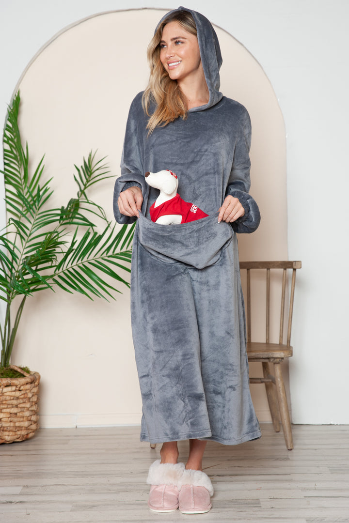 The Malibu Hooded Lounge Dress