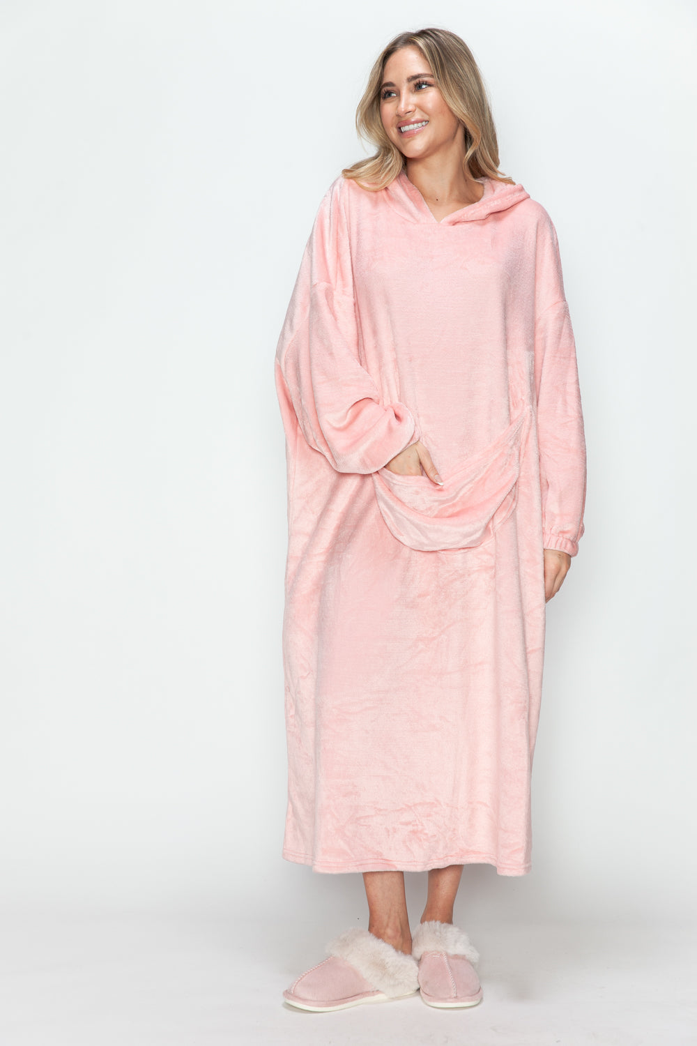 The Malibu Hooded Lounge Dress