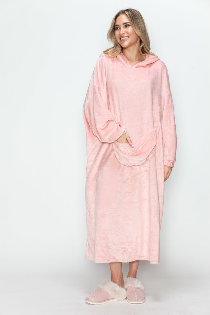 The Malibu Hooded Lounge Dress