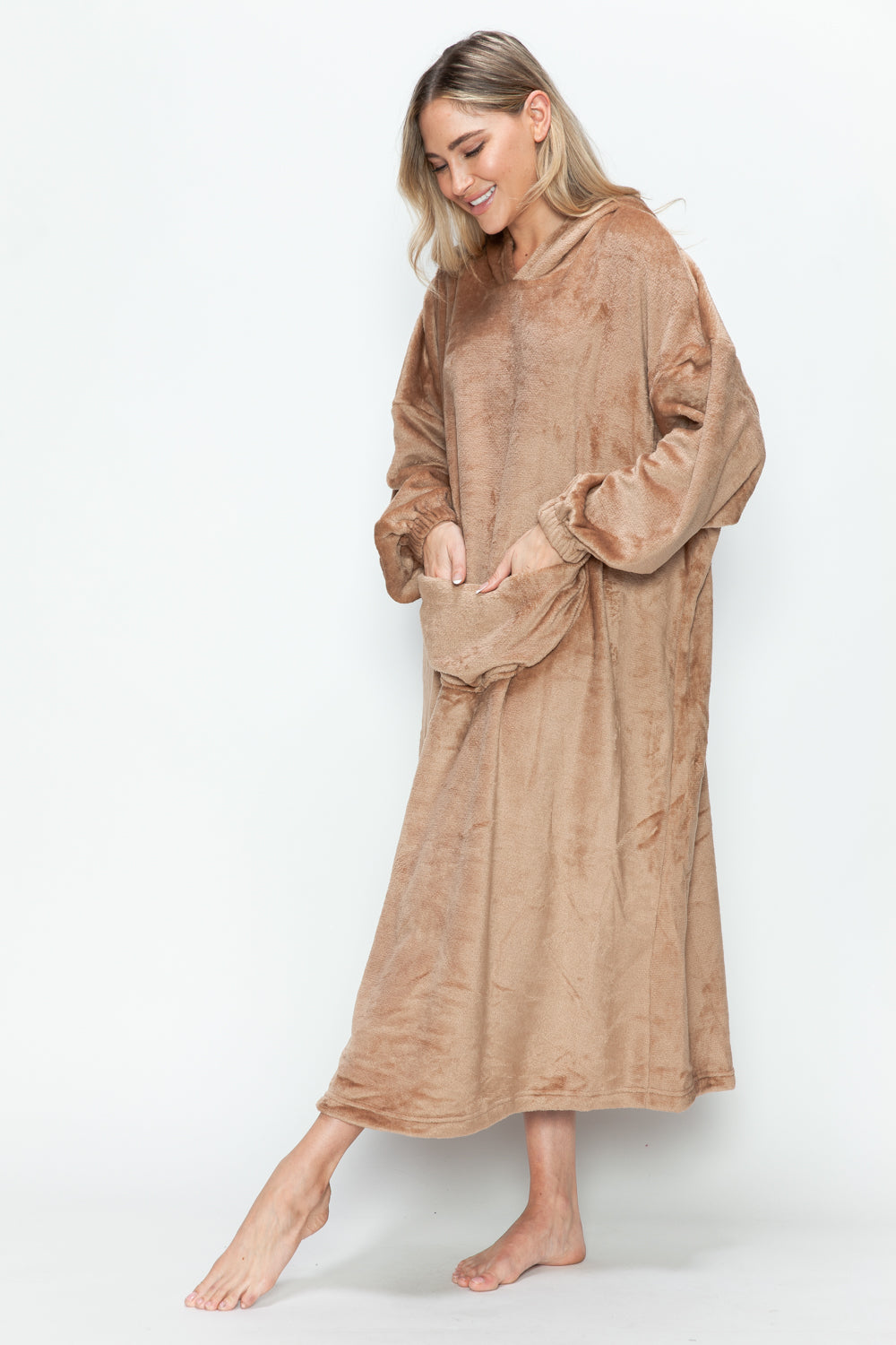 The Malibu Hooded Lounge Dress