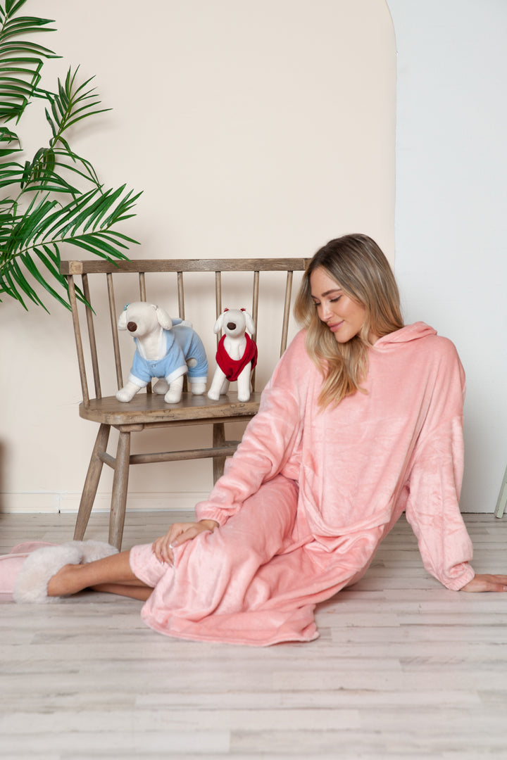 The Malibu Hooded Lounge Dress