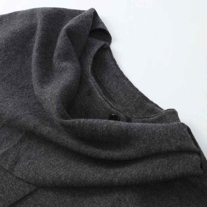 Vintage Woollen Scarf Coat