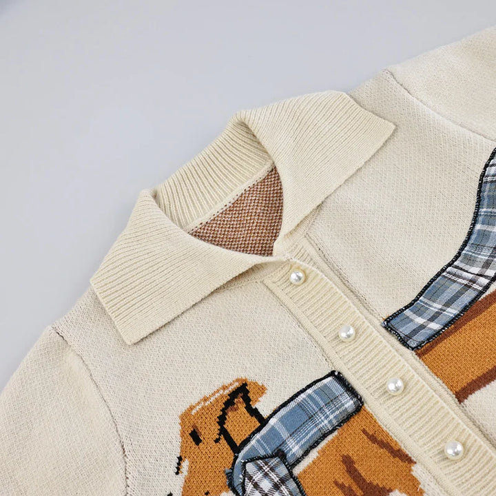 The Sausage Dog Snuggle Cardigan