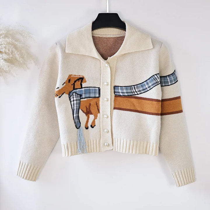 The Sausage Dog Snuggle Cardigan
