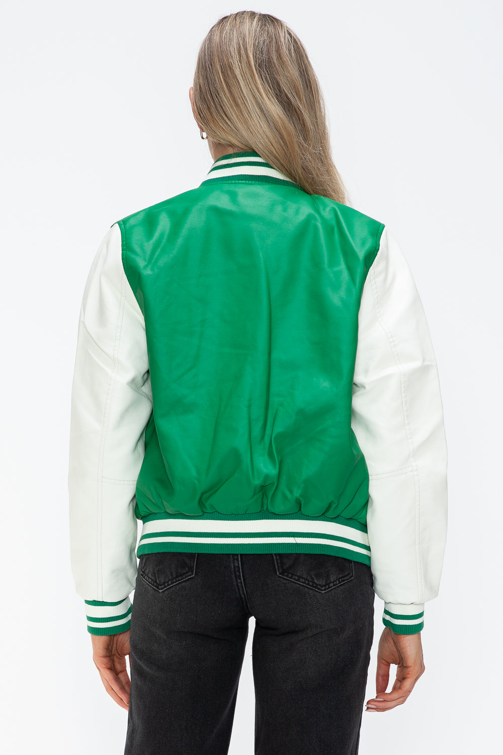The Malibu Bomber Jacket In Green