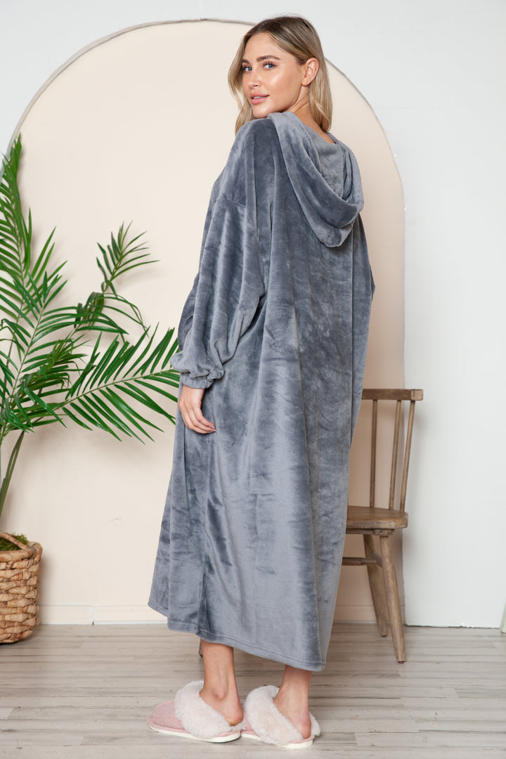 The Malibu Hooded Lounge Dress