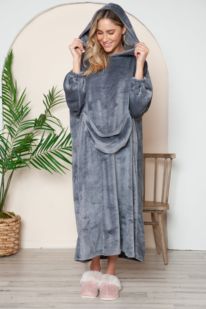 The Malibu Hooded Lounge Dress