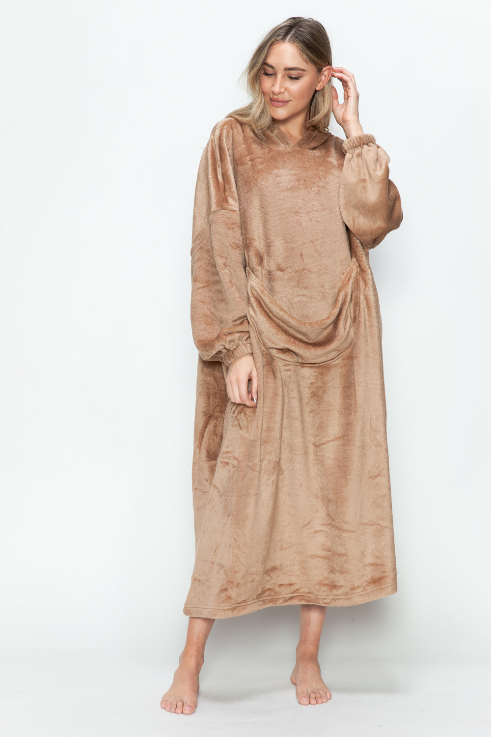 The Malibu Hooded Lounge Dress
